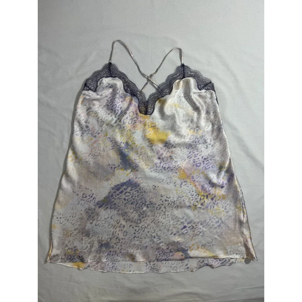 Victorias Secret Lingerie Dress Animal Print Lace Trim Size‎ XL